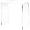Plymor Clear Acrylic Vertical Rectangular Display Riser, 9" H x 9" W x 4.5" D (1/4" thick)